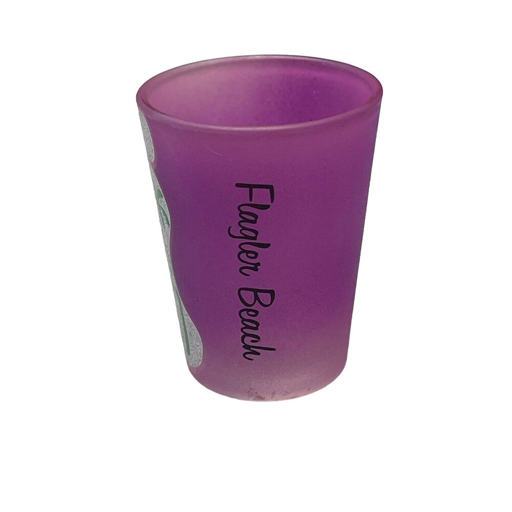Coastal Charm Flagler Beach Inspired Purple Shot Glass - Picture 2 of 7